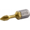Końcówka bit 1/4” - blister PH3x25mm titanium 2szt