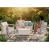 KETER ZESTAW MEBLI OGRODOWYCH SCANDI BEŻOWY 4 el.