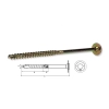 WKRĘTY WKRĘT DO WIĘŹBY DACHOWEJ 6 x 100mm 100szt CIESIELSKI