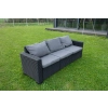 KETER CALIFORNIA LONGUE SOFA 3 OSOBOWA STOLIK + PODNÓŻEK MEBLE OGRODOWE