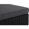 KETER CALIFORNIA LONGUE SOFA 3 OSOBOWA STOLIK + PODNÓŻEK MEBLE OGRODOWE