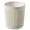 CURVER KOSZYK OKRĄGŁY KNIT S BIAŁY
