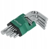 STALCO KLUCZE IMBUSOWE 9 ELEMENTÓW 1,5-10MM