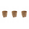 PROSPERPLAST DONICZKA 12,6cm x 12,5cm ŚREDNICA 12,6 cm — zestaw 3 szt.