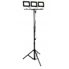 Naświetlacz LED 3x50W ZE statywem LAMPA LEDOWA NA STATYWIE HALOPAK HALOGEN