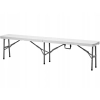 ŁAWA SKŁADANA SIEDZISKO ŁAWKA OGRODOWA 183x43x28cm STAL HDPE