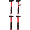 SCHMITH MŁOTKI ŚLUSARSKIE FIBERGLASS 200g 800g 1000g 1500g — zestaw 4 produktów