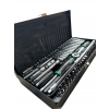 STALCO ZESTAW KLUCZY NASADOWYCH Z GRZECHOTKĄ 1/4” 67 ELEMENTÓW METALOWY BOX