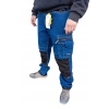 STALCO SPODNIE ROBOCZE DO PASA JEANS JEANSY CORDURA 3M ZAMEK YKK ROZ. L V2