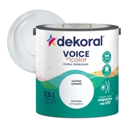Farba kolorowa Dekoral Voice of Color ulotna szarość 2,5 l Farba kolorowa Dekoral Voice of Color ulotna szarość 2,5 l