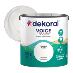 Farba kolorowa Dekoral Voice of Color mleczna pianka 2,5 l