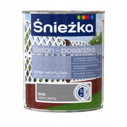 Farba Śnieżka Beton - posadzka B06 Szary jasny 0,8 l Farba Śnieżka Beton - posadzka B06 Szary jasny 0,8 l