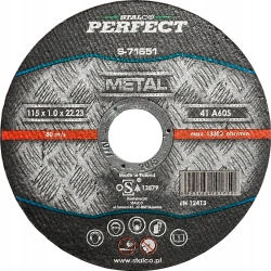 STALCO TARCZA DO CIĘCIA METALU 115x1x22,23mm