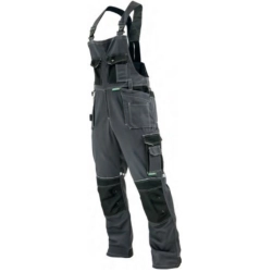 Spodnie ogrodniczki Stalco ALLROUND LINE szaro-czarne r. XXL S-44451