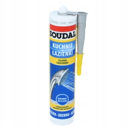 Silikon Soudal szary 280 ml Silikon Soudal szary 280 ml