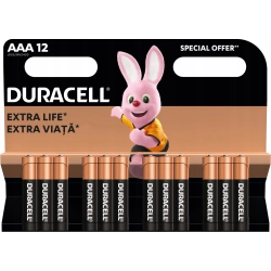 Bateria alkaliczna Duracell AAA (R3) 12 szt. Bateria alkaliczna Duracell AAA (R3) 12 szt.
