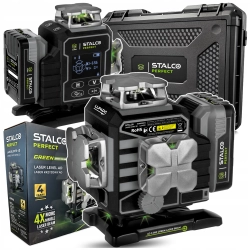 Laser krzyżowy 4D LLP4DG zielony STALCO PERFECT S058598012 STALCO PERFECT