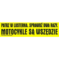Emblemat naklejka MOTOCYKLE SĄ WSZĘDZIE patrz w... Emblemat naklejka MOTOCYKLE SĄ WSZĘDZIE patrz w...
