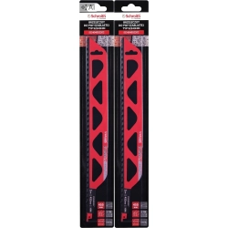 SCHMITH Brzeszczot do pustaków cegły 455 mm piła szablasta SCH04B02202 — zestaw 2 szt.