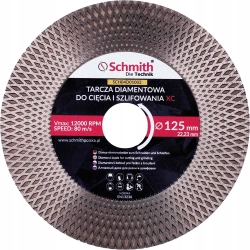 TARCZA DIAMENTOWA DO CIĘCIA SZLIFOWANIA GRESU PŁYTEK 125mm