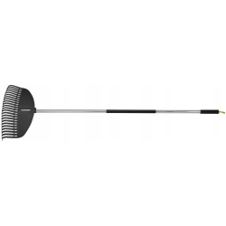 Grabie do liści Stalco Garden 50 cm Ogrodowe Lekkie Trwałe Aluminium Czarne