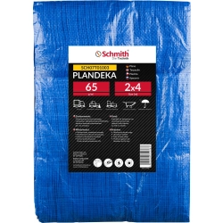 SCHMITH PLANDEKA 2X4M NIEBIESKA 65G SCHMITH PLANDEKA 2X4M NIEBIESKA 65G