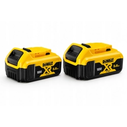 Akumulator DeWalt 18 V XR Li-Ion 5,0 Ah — zestaw 2 szt.