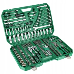 ZESTAW KLUCZY NASADOWYCH i NARZĘDZI 1/4'' 3/8'' 1/2'' 237 el. S011100237