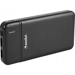 Powerbank Anslut 10000 mAh czarny Powerbank Anslut 10000 mAh czarny