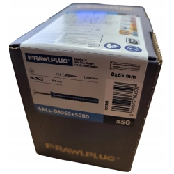 RAWLPLUG KOŁEK ROZPOROWY 4ALL 8X65 + WKRĘT 5,0X80K