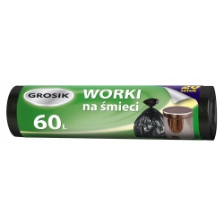 Worki na śmieci uniwersalne 60l 20 szt.