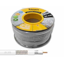 TELEVES KABEL ANTENOWY T100 1MB - ROLKA 250 MB TELEVES KABEL ANTENOWY T100 1MB - ROLKA 250 MB
