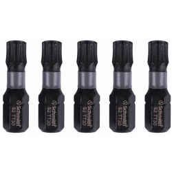BIT UDAROWY TORX TT30 25mm KOŃCÓWKA MAGNETYCZNA BITY ZESTAW 5szt SCHMITH
