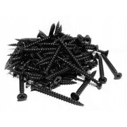 WKRĘTY DO PŁYT GIPSOWYCH DO DREWNA WKRĘT DREWNO 3,5x25mm 1kg CZARNE GKB