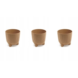 PROSPERPLAST DONICZKA 12,6cm x 12,5cm ŚREDNICA 12,6 cm — zestaw 3 szt. PROSPERPLAST DONICZKA 12,6cm x 12,5cm ŚREDNICA 12,6 cm — zestaw 3 szt.