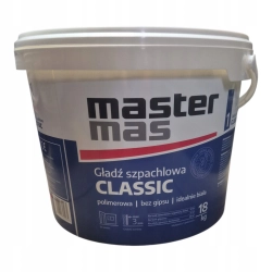 MASTER MAS GOTOWA GŁADŹ SZPACHLOWA BIAŁA 18KG