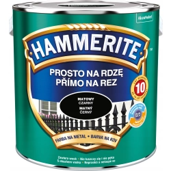 HAMMERITE Farba na rdzę Mat Czarny 2,5L HAMMERITE Farba na rdzę Mat Czarny 2,5L