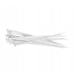 STALCO OPASKA ZACISKOWA BIAŁA 4,8 mmx200mm 100szt