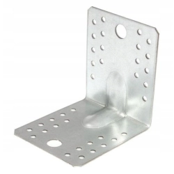 Kątownik ciesielski Wkręt-Met wzmocniony ocynk 105x90 mm 1 szt. Kątownik ciesielski Wkręt-Met wzmocniony ocynk 105x90 mm 1 szt.