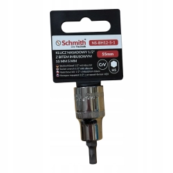 Klucz nasadowy 1/2" bit imbusowy 55/5mm