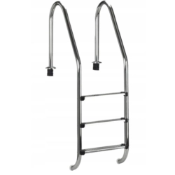 PLANET POOL DRABINKA BASENOWA 3 STOPNIOWA basenowa 1,2M FI43