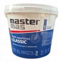 MASTER MAS GOTOWA GŁADŹ SZPACHLOWA 9 KG