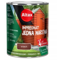 ALTAX IMPREGNAT DO DREWNA OGRODOWEGO ORZECH 0,75 L ALTAX IMPREGNAT DO DREWNA OGRODOWEGO ORZECH 0,75 L