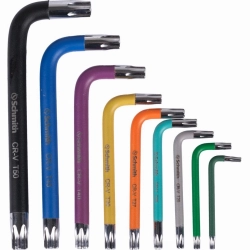 Zestaw kluczy krótkich TORX 9szt