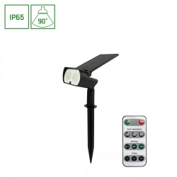 Lampa wbijana OCULUS SOLARIS IP65 2W czarny + pilot Lampa wbijana OCULUS SOLARIS IP65 2W czarny + pilot