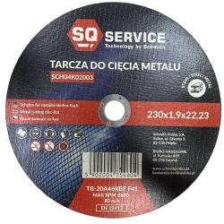 10X SQ BY SCHMITH TARCZA DO CIĘCIA METALU 230X1,9X,22,23 — zestaw 10 szt. 10X SQ BY SCHMITH TARCZA DO CIĘCIA METALU 230X1,9X,22,23 — zestaw 10 szt.