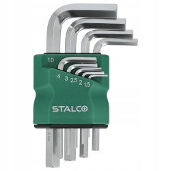 STALCO KLUCZE IMBUSOWE 9 ELEMENTÓW 1,5-10MM