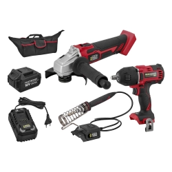 Meec Tools Multiseries 18 V Zestaw narzędzi garażowych 6 el. 18 V 4,0 Ah [031889]