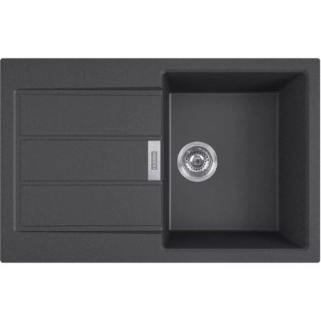 Zlewozmywak tectonite Franke Sirius S2D 611-78 1-komorowy z ociekaczem onyx