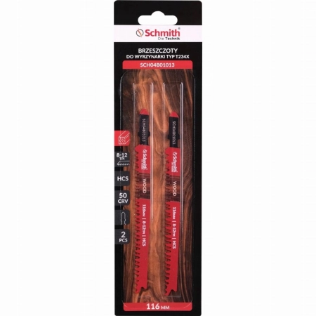 Brzeszczoty do wyrzynarki HCS 50CRV 116mm 8-12TPI